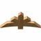 Ekena Millwork Alberta Rough Sawn Timber Gable Bracket, Western Red Cedar, 48"W x 22"H x 4"D x 6"F, 11/12 Pitch GBW048X22X0406ALB00RWR - alternate 4
